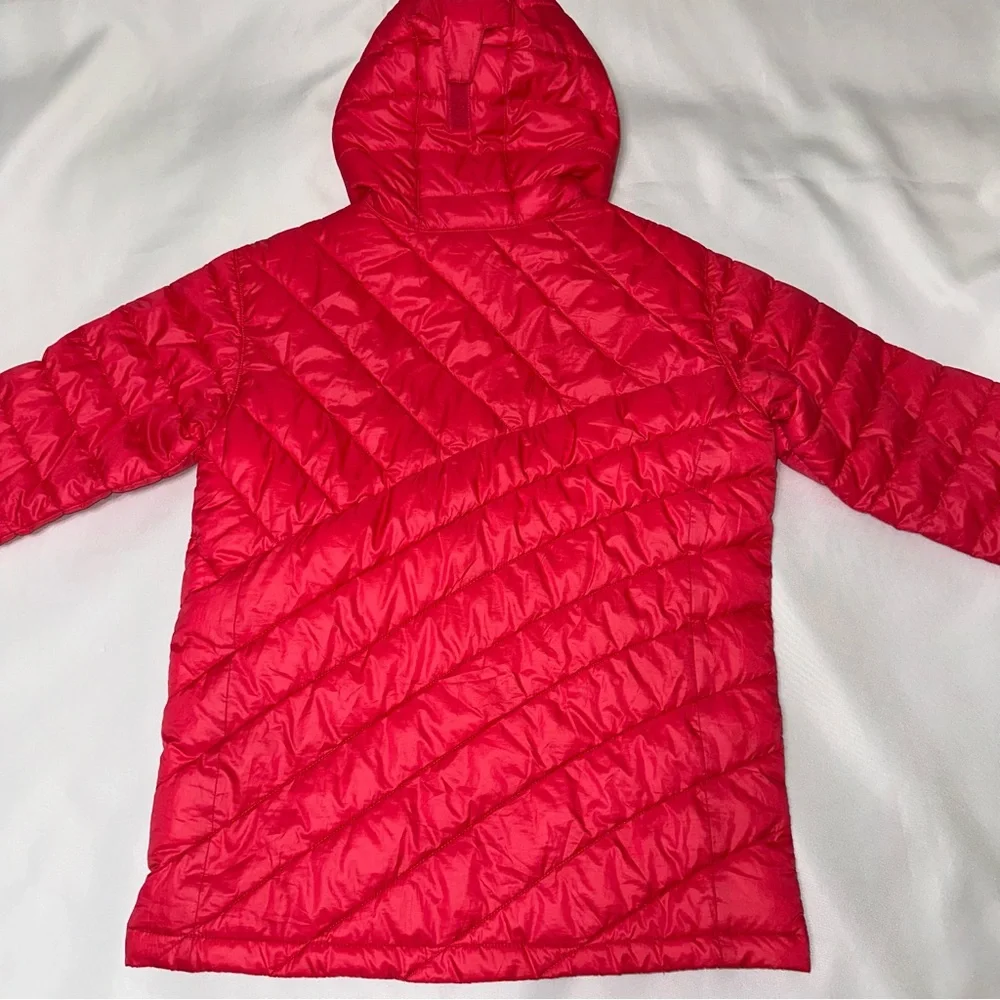 Columbia Kids Red Puffer Jacket size XL‎ hooded zipper coat